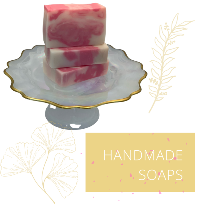 Handmade Pink Love Soap