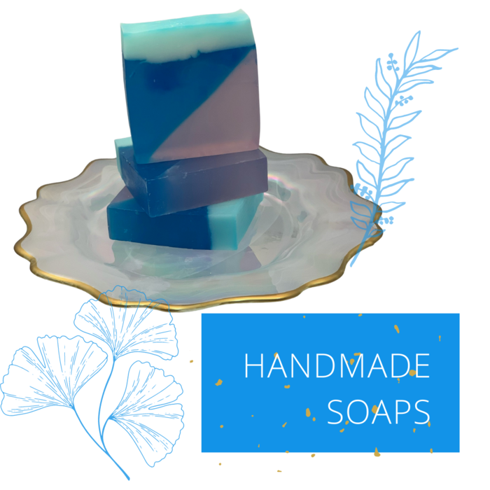 Handmade Deep Blue Soap